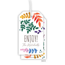 Watercolor Botanical Hanging Gift Tags