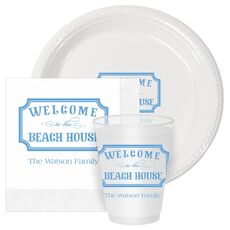 Welcome to the Beach House Sign