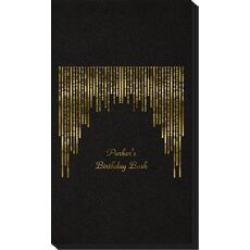 Stunning Streamers Linen Like Guest Towels