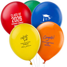 Design Your Own Graduation Latex Balloons