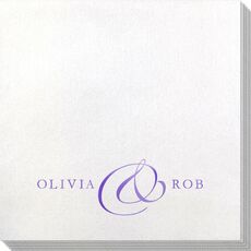 Elegant Ampersand Bamboo Luxe Napkins