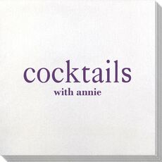 Big Word Cocktails Bamboo Luxe Napkins