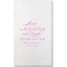 Love Laughter Ever After Bamboo Luxe Guest Towels