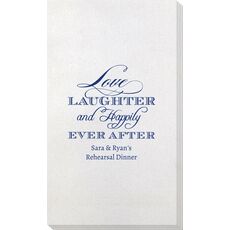 Love Laughter Ever After Bamboo Luxe Guest Towels