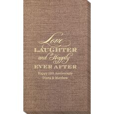 Love Laughter Ever After Bamboo Luxe Guest Towels