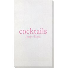 Big Word Cocktails Bamboo Luxe Guest Towels