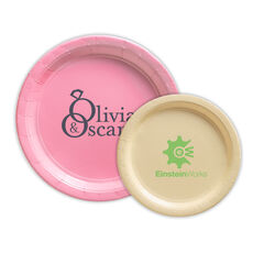 Custom Paper Plates with Your 1-Color Logo