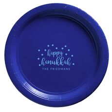 Personalized Confetti Dot Paper Plates