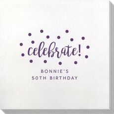 Confetti Dot Celebrate Bamboo Luxe Napkins