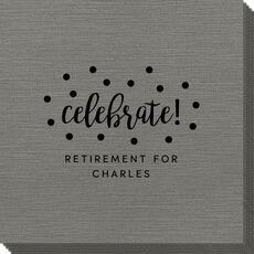 Confetti Dot Celebrate Bamboo Luxe Napkins