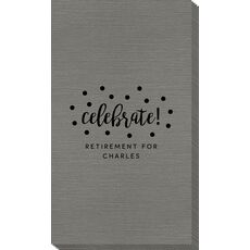 Confetti Dot Celebrate Bamboo Luxe Guest Towels