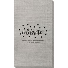 Confetti Dot Celebrate Bamboo Luxe Guest Towels