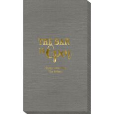 The Bar Is Open Bamboo Luxe Guest Towels