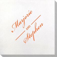 Duo Name Bamboo Luxe Napkins