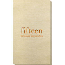 You Create Your Big Number Bamboo Luxe Guest Towels