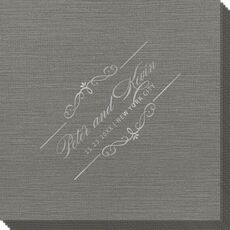 Bellissimo Scrolled Bamboo Luxe Napkins