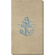 Anchor Name Bamboo Luxe Guest Towels