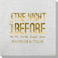 The Night Before Bamboo Luxe Napkins