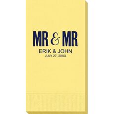 Bold Mr & Mr Guest Towels