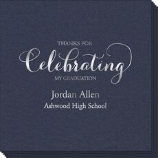 Thanks For Celebrating Any Event Linen Like Napkins