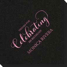 Thanks For Celebrating Any Event Linen Like Napkins