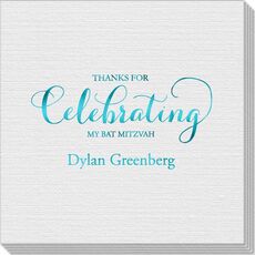 Thanks For Celebrating Any Event Linen Like Napkins