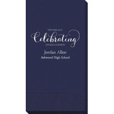 Thanks For Celebrating Any Event Guest Towels