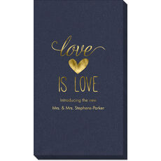 Love is Love Linen Like Guest Towels