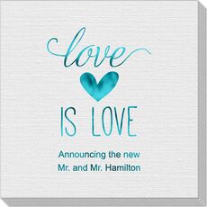 Love is Love Linen Like Napkins