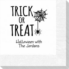 Trick or Treat Spider Napkins