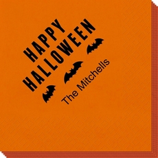 Happy Halloween Bats Napkins