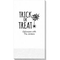 Trick or Treat Spider Guest Towels