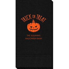 Trick or Treat Pumpkin Guest Towels
