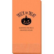 Trick or Treat Pumpkin Guest Towels