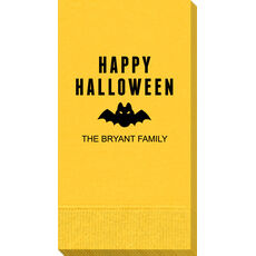 Happy Halloween Bat Guest Towels
