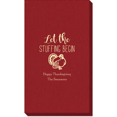 Let The Stuffing Begin Linen Like Guest Towels