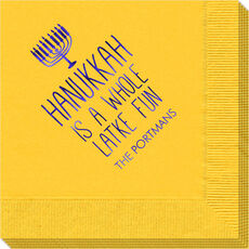 Latke Fun Hanukkah Napkins