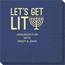 Let's Get Lit Napkins