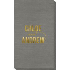 Modern Couple Bamboo Luxe Guest Towels