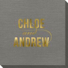 Modern Couple Bamboo Luxe Napkins