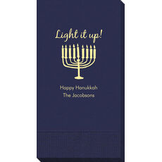 Light It Up Menorah Guest Towels