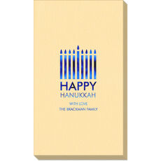 Modern Menorah Linen Like Guest Towels