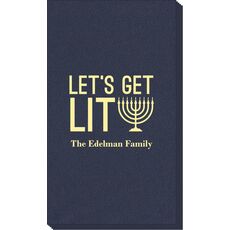 Lets Get Lit Linen Like Guest Towels