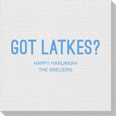 Got Latkes Linen Like Napkins