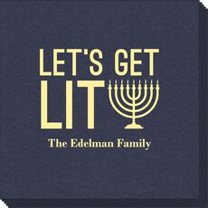 Lets Get Lit Linen Like Napkins