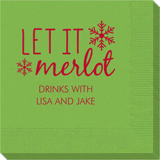 Let It Merlot Napkins