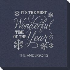 Wonderful Time of the Year Linen Like Napkins