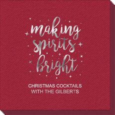 Making Spirits Bright Linen Like Napkins