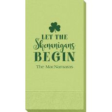 Let The Shenanigans Begin Guest Towels