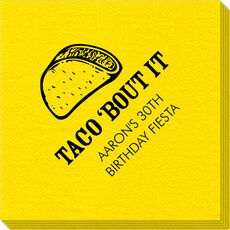 Taco Bout It Linen Like Napkins